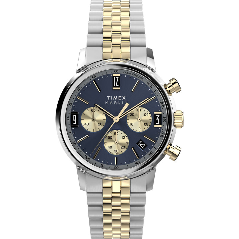 Timex Marlin Round 42mm Blue Dial Analog Men Watch - TWEG26708 Watch Timex