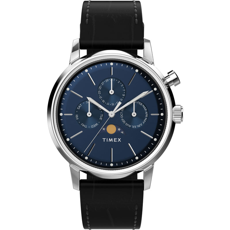 TIMEX Marlin Blue Round Dial Analog Men's Watch - TWEG26803 Watch Timex