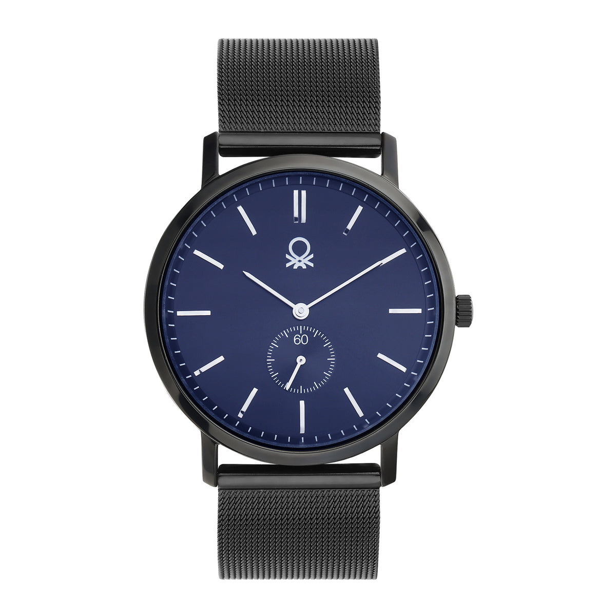 United Colors Of Benetton Blue Round Dial Quartz Analog Men Watch