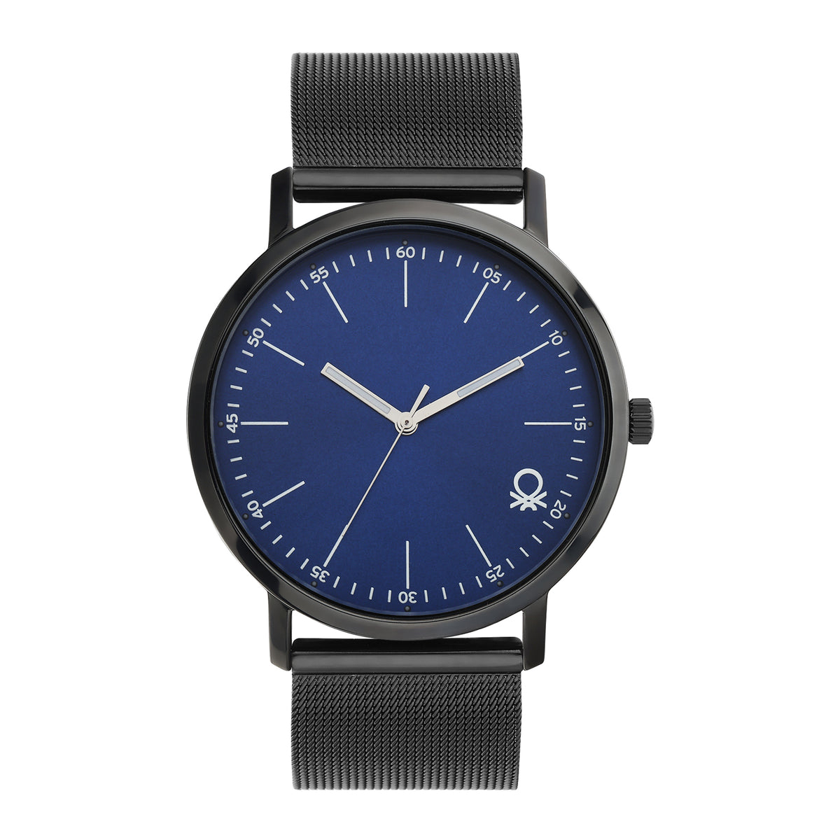 United Colors Of Benetton Blue Round Dial Quartz Analog Men Watch