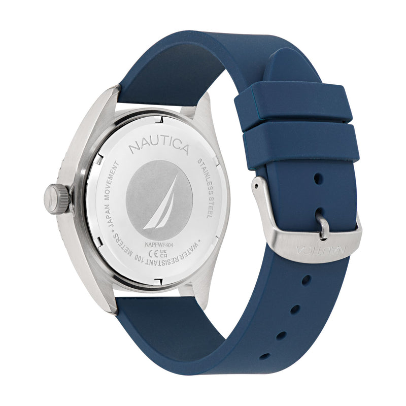 Nautica Finn Blue Round Dial Quartz Analog Men Watch Watch Nautica