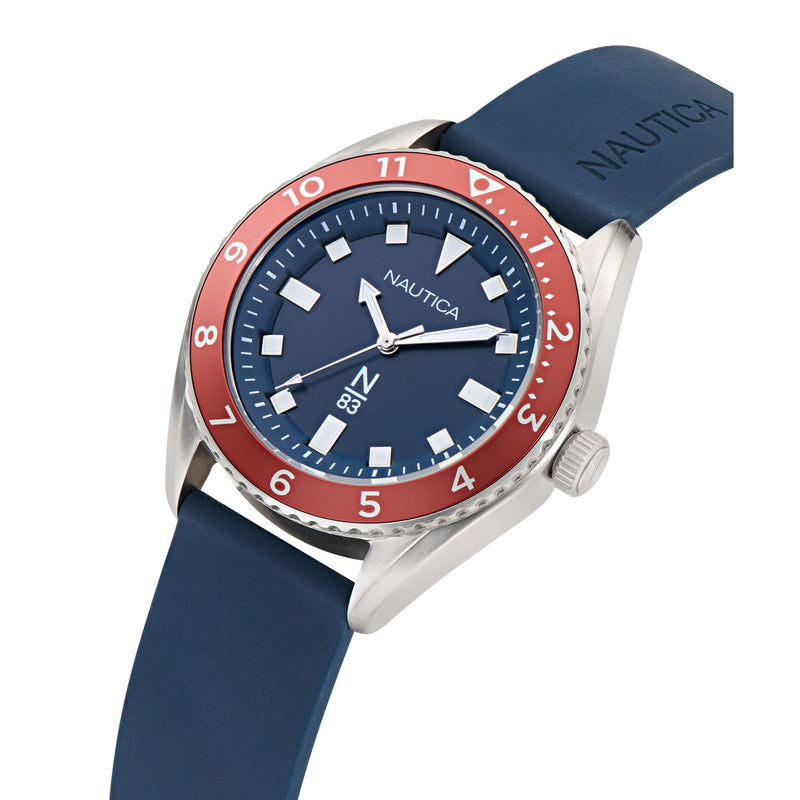 Nautica Finn Blue Round Dial Quartz Analog Men Watch Watch Nautica