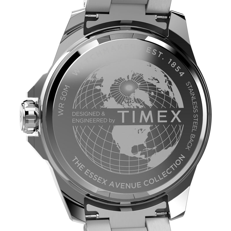 Timex Essex Round 21mm Black Dial Analog Men Watch - TW2W79500UJ Watch Timex