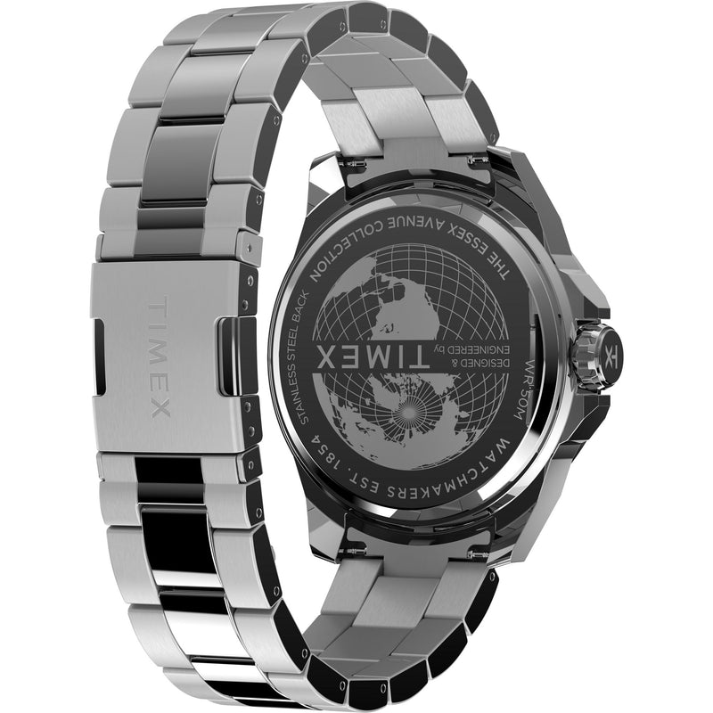 Timex Essex Round 21mm Black Dial Analog Men Watch - TW2W79500UJ Watch Timex