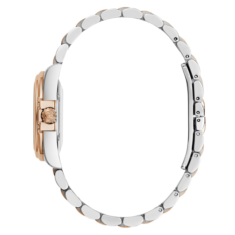 Gc Bolt Lady White Round Quartz Women Watch - Guess Collection Watch Gc