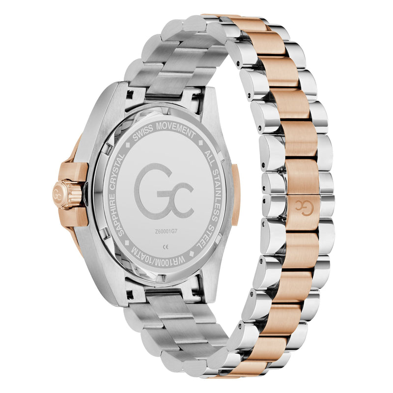 Gc Bolt Blue Round Quartz Men Watch - Guess Collection Watch Gc