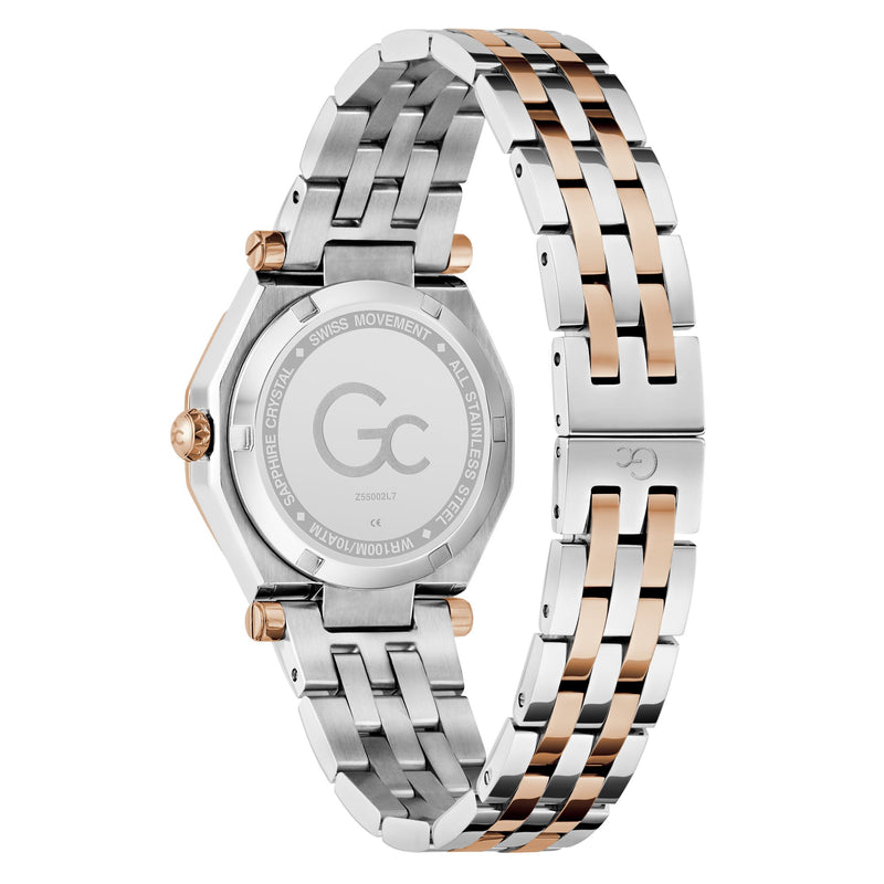 Gc Gleam Blue Round Quartz Women Watch - Guess Collection Watch Gc
