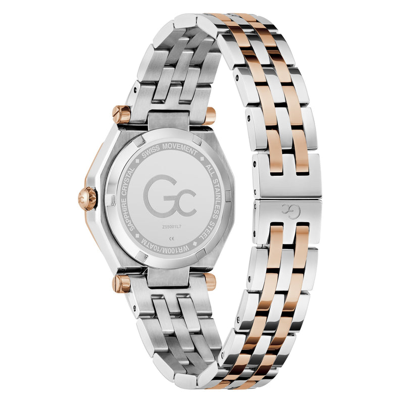 Gc Gleam White Round Quartz Women Watch - Guess Collection Watch Gc