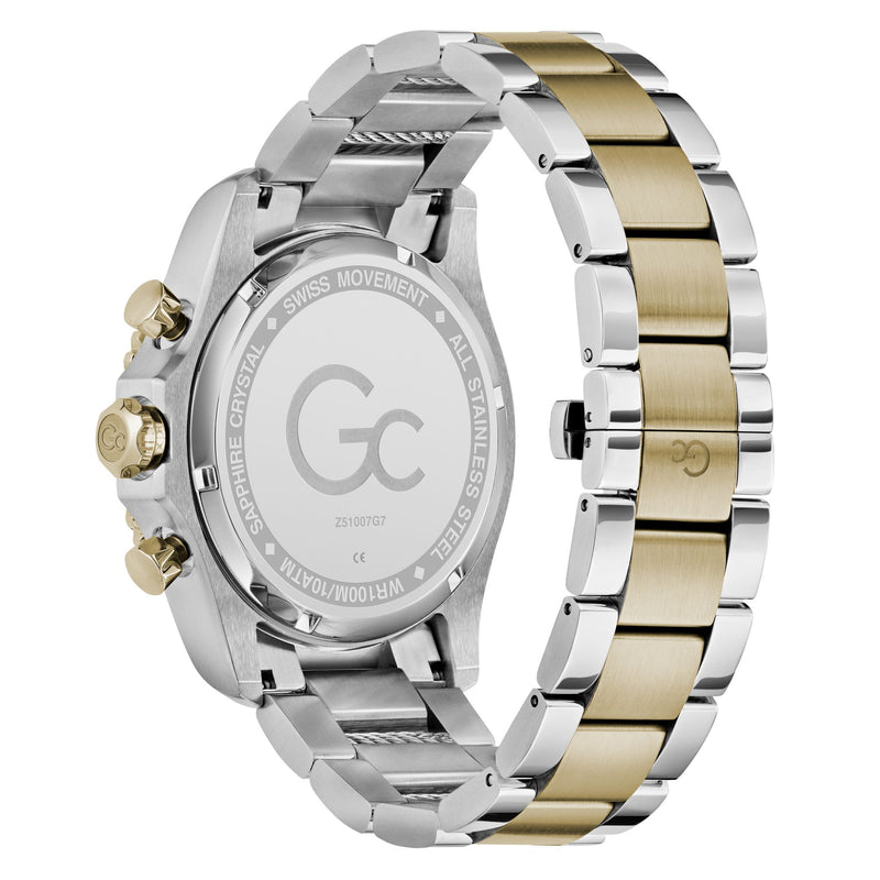 Gc Speedracer Blue Round Quartz Men Watch - Guess Collection Watch Gc