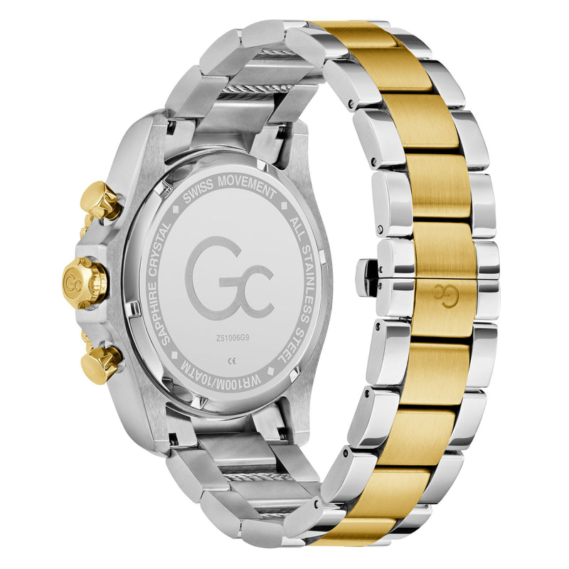 Gc Speedracer Green Round Quartz Men Watch - Guess Collection Watch Gc