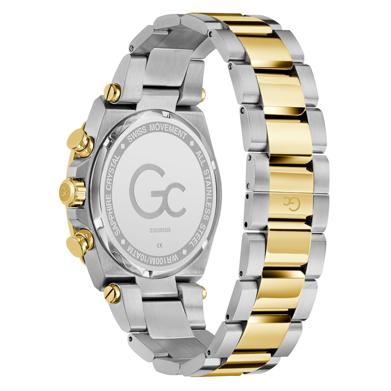 Gc Ironclass Green Round Quartz Men Watch - Guess Collection Watch Gc