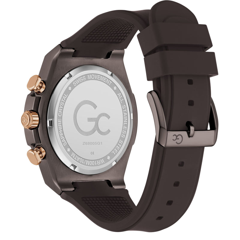 Gc Idolsport Beige Round Quartz Men Watch Watch Gc