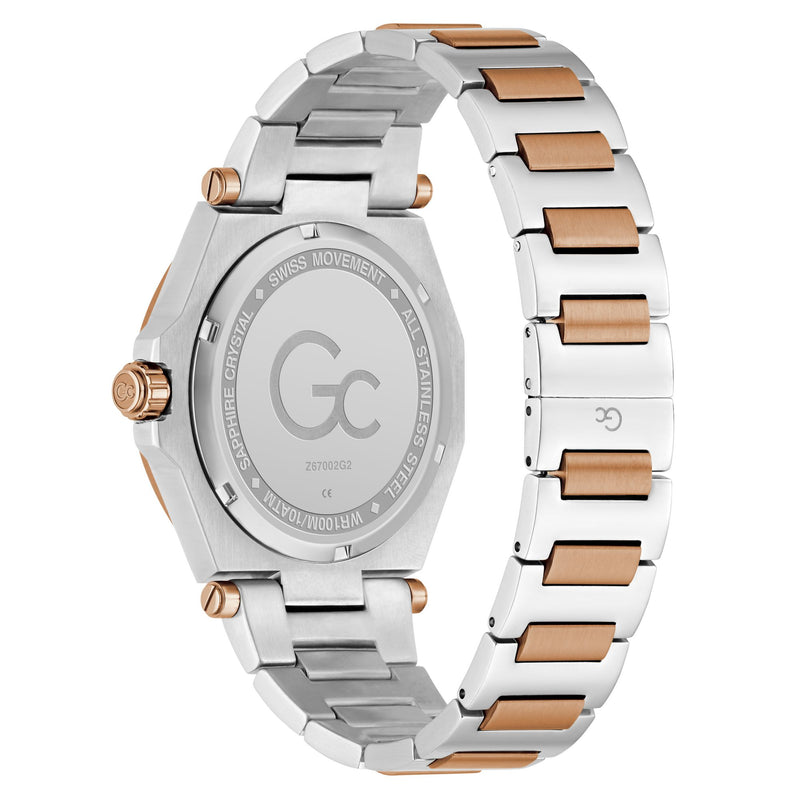 Gc Legacy Sleek Black Round Quartz Men Watch Watch Gc