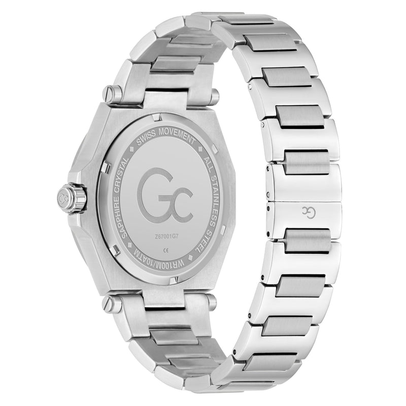 Gc Legacy Sleek Blue Round Quartz Men Watch Watch Gc