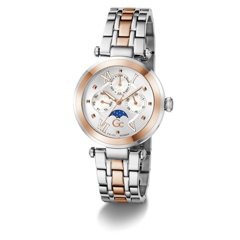 Gc Topchic White Round Quartz Women Watch Watch Gc