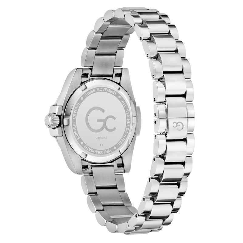 Gc Bolt Lady Mini Blue Round Quartz Women Watch Watch Gc