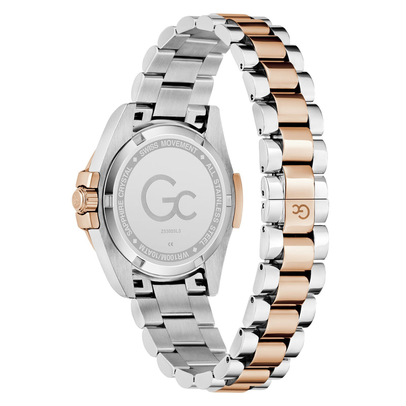 Gc Bolt Lady Purple Round Quartz Women Watch Watch Gc