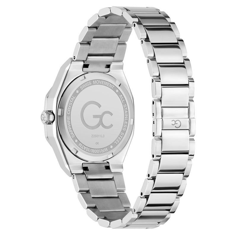 Gc Coussin Sleek Lady Purple Square Quartz Women Watch Watch Gc