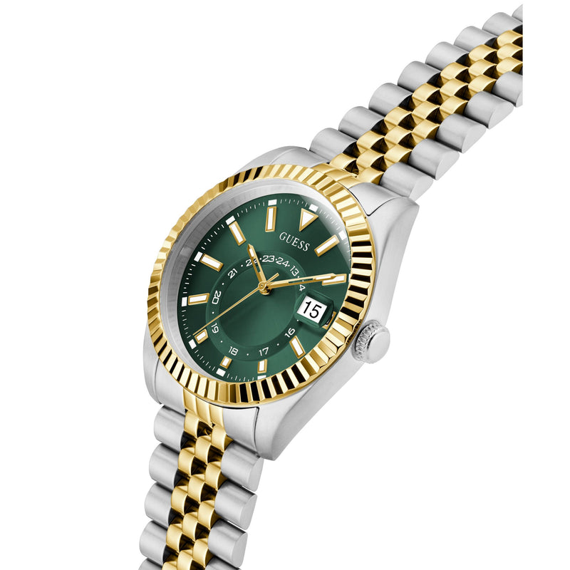 Guess Jaden Green Round Quartz Men Watch Watch Guess