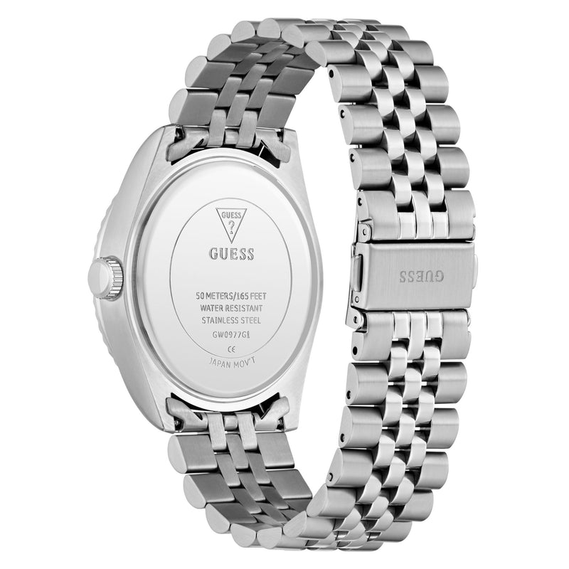 Guess Jaden Blue Round Quartz Men Watch Watch Guess
