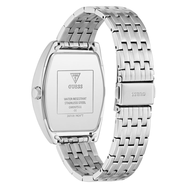 Guess Gabriel Blue Rectangle Quartz Men Watch Watch Guess