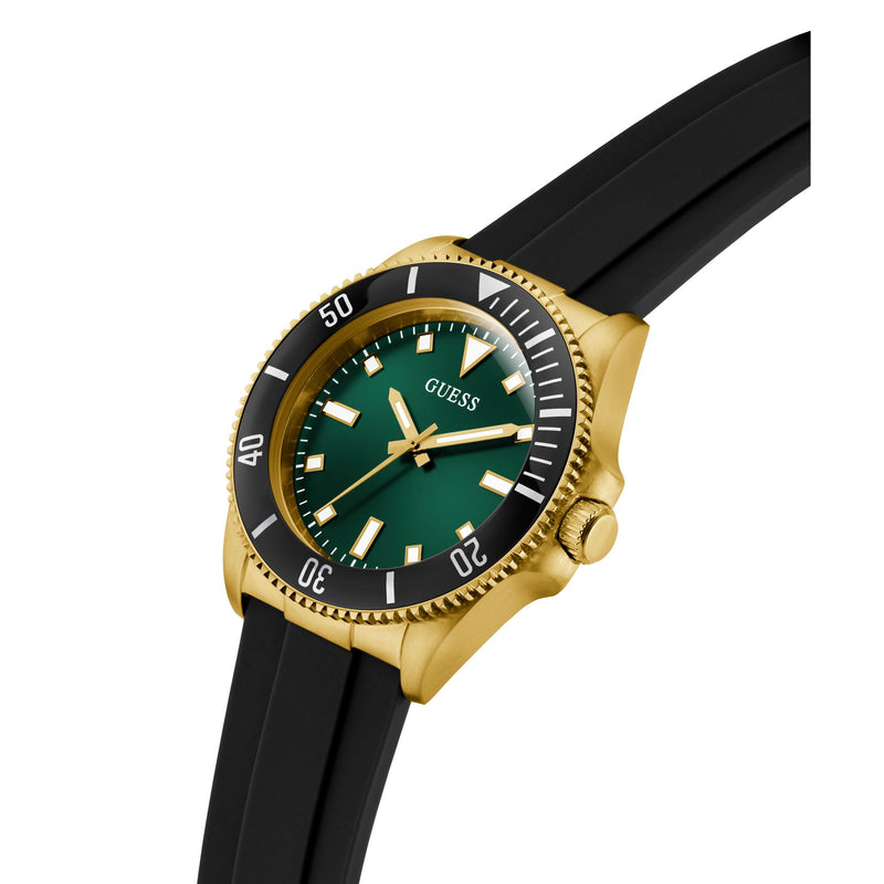 Guess Cliff Green Round Quartz Men Watch Watch Guess