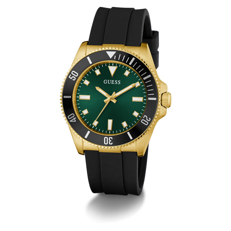 Guess Cliff Green Round Quartz Men Watch Watch Guess