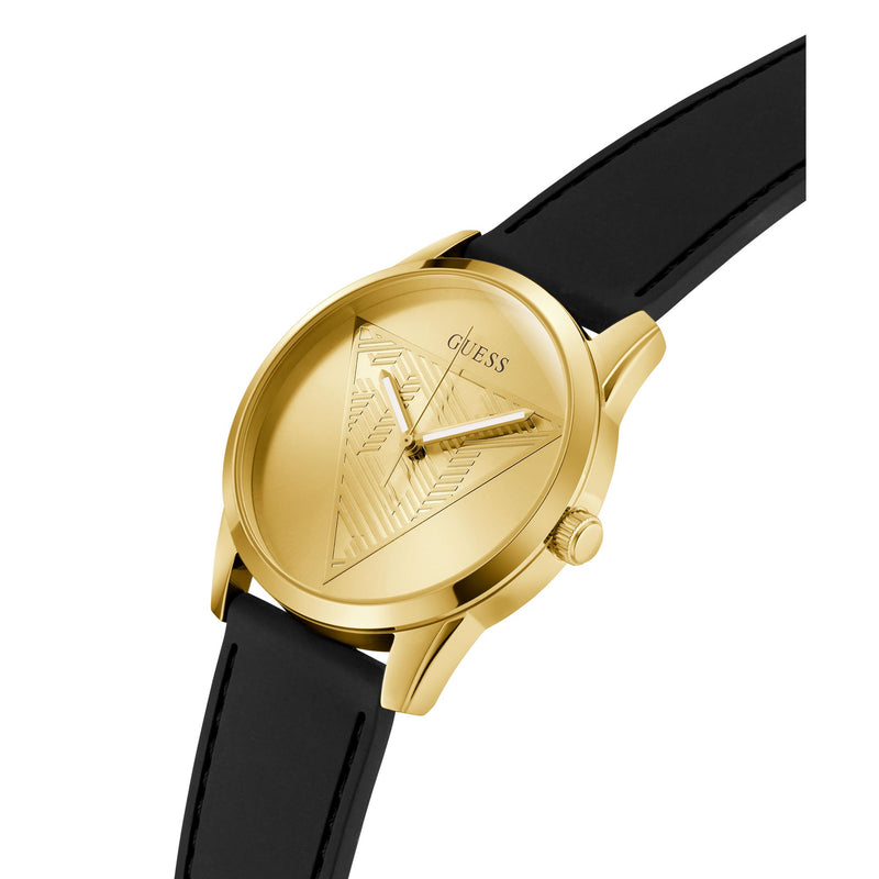 Guess Clark Champagne Round Quartz Men Watch Watch Guess