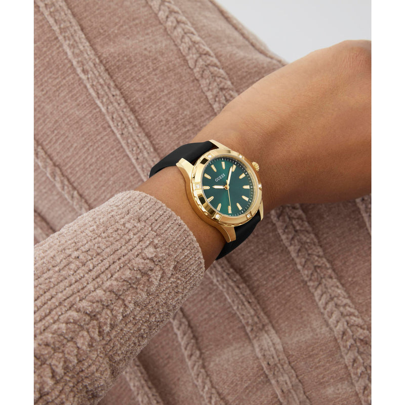 Guess Mist Green Round Quartz Women Watch Watch Guess