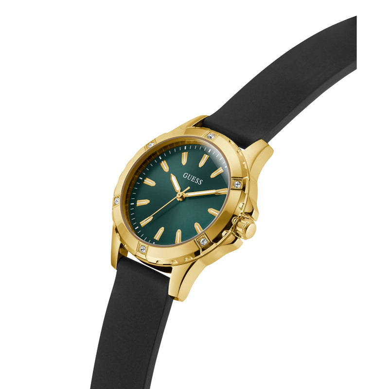 Guess Mist Green Round Quartz Women Watch Watch Guess