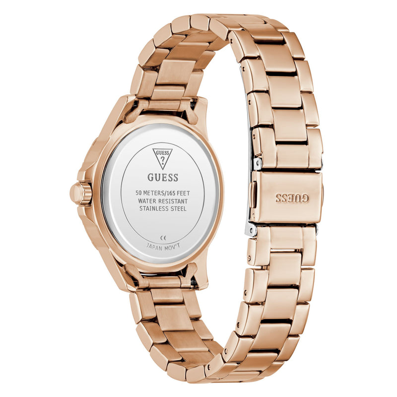 Guess Mist White Round Quartz Women Watch Watch Guess