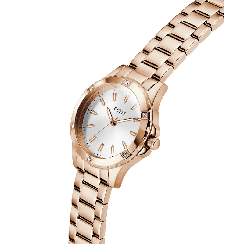 Guess Mist White Round Quartz Women Watch Watch Guess