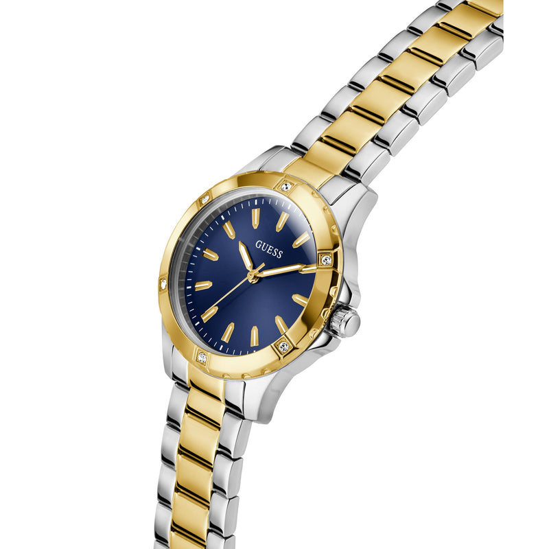 Guess Mist Blue Round Quartz Women Watch Watch Guess