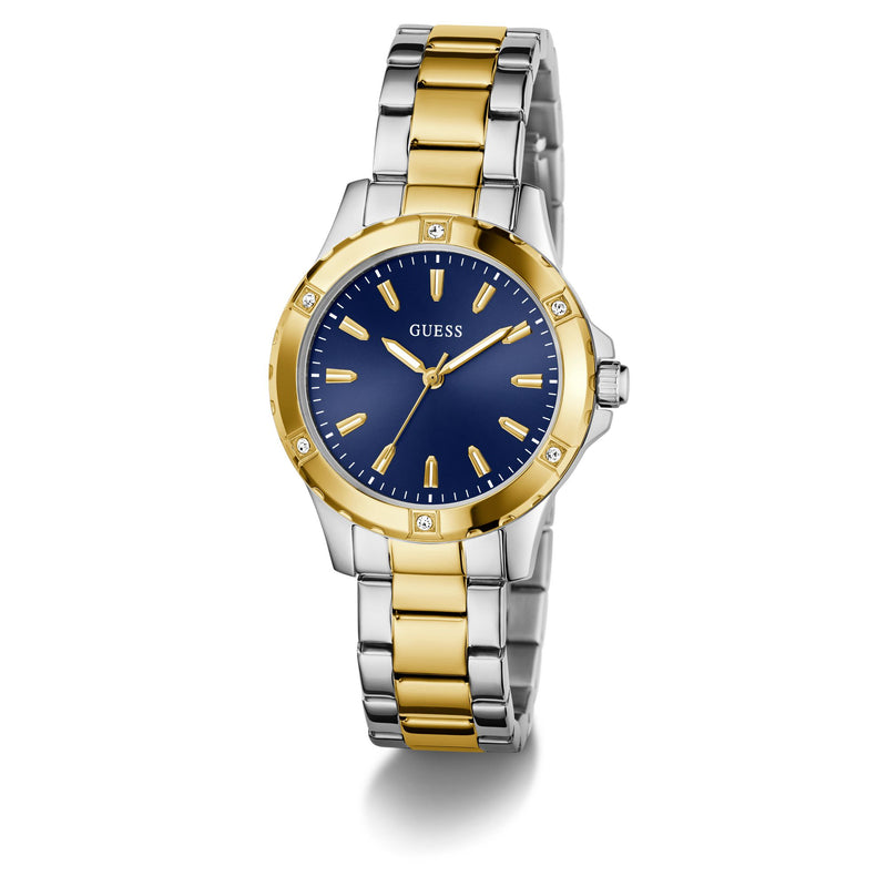 Guess Mist Blue Round Quartz Women Watch Watch Guess
