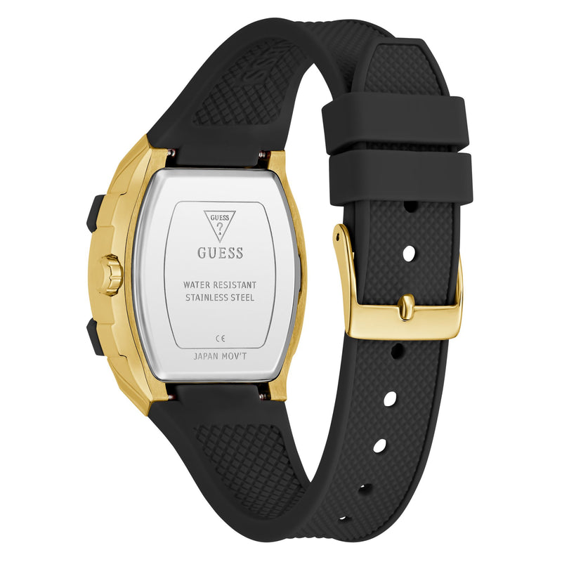 Guess Phoenix Champagne Rectangle Quartz Women Watch Watch Guess