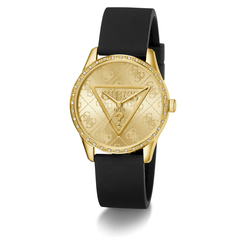 Guess Roxy Champagne Round Quartz Women Watch Watch Guess
