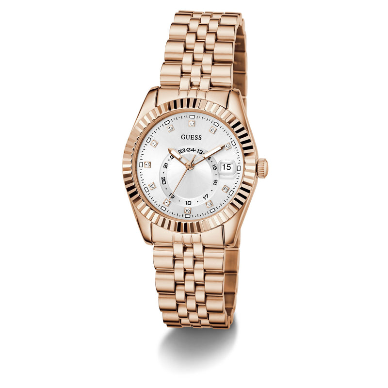 Guess Jada White Round Quartz Women Watch Watch Guess
