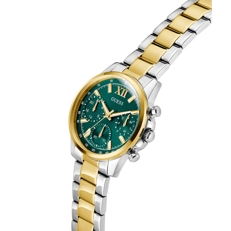 Guess Bailey Green Round Quartz Women Watch Watch Guess