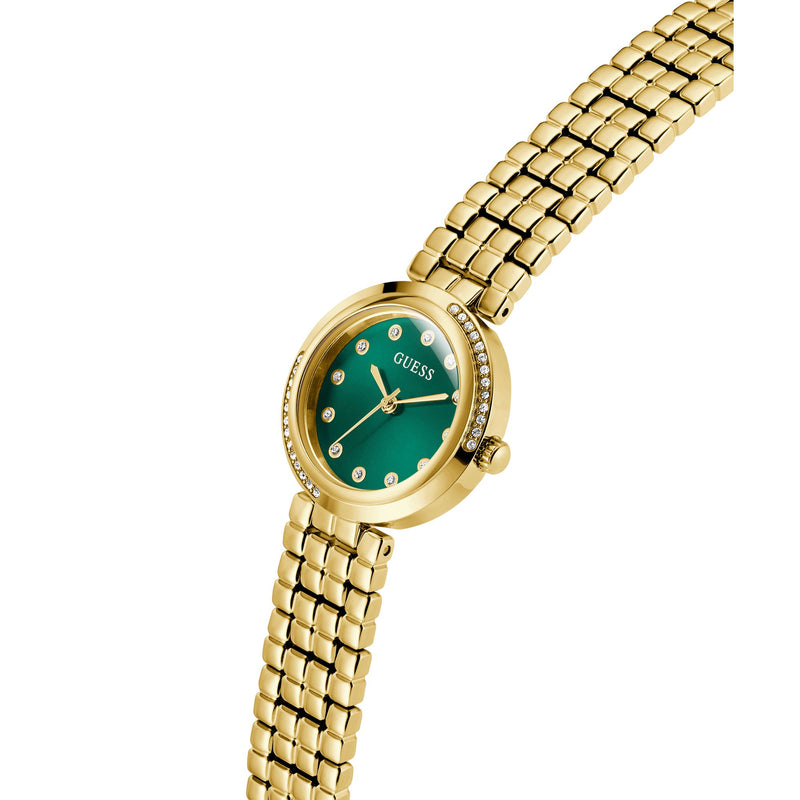 Guess Clara Green Round Quartz Women Watch Watch Guess