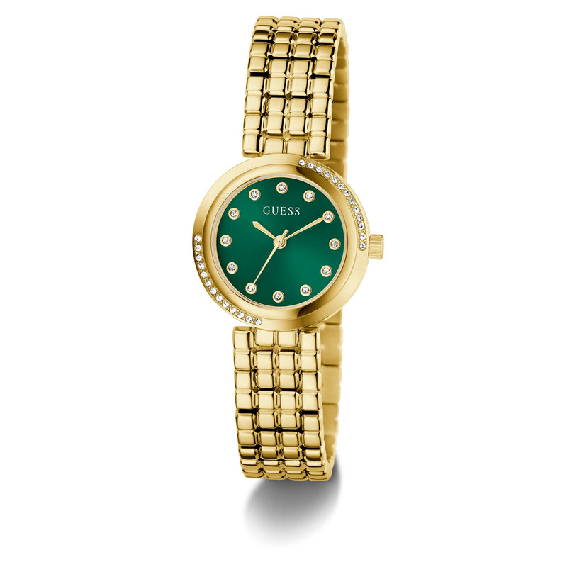 Guess Clara Green Round Quartz Women Watch Watch Guess