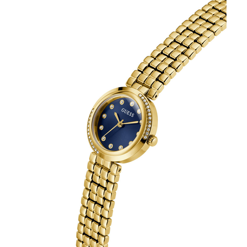 Guess Clara Blue Round Quartz Women Watch Watch Guess
