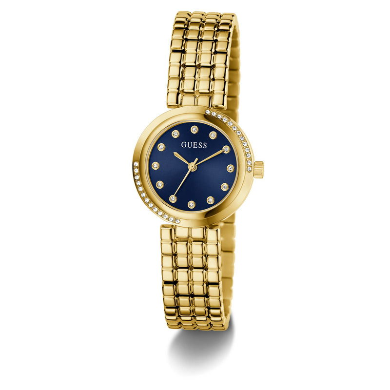Guess Clara Blue Round Quartz Women Watch Watch Guess