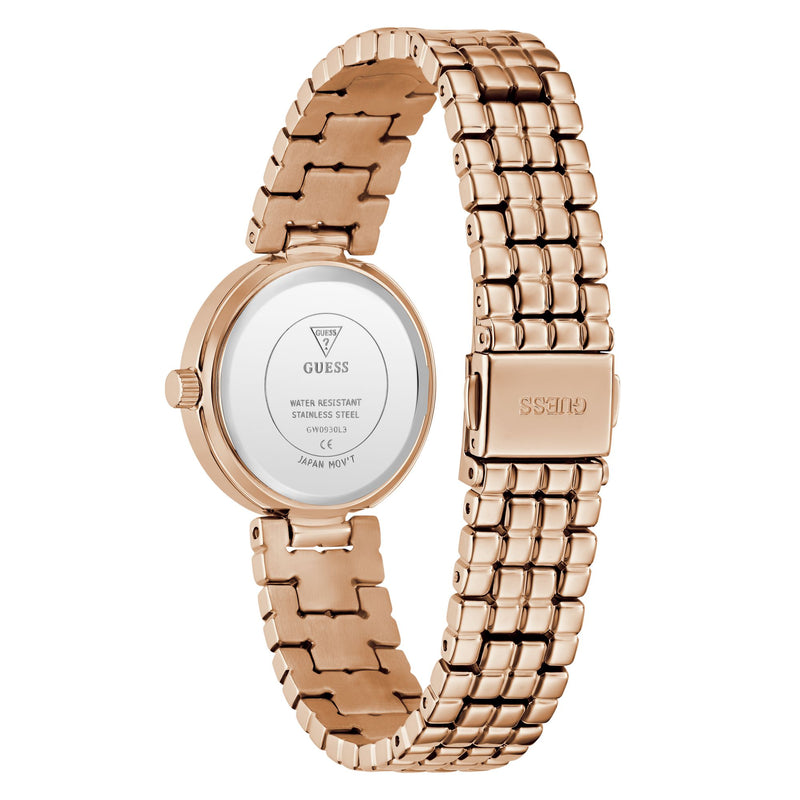 Guess Clara White Round Quartz Women Watch Watch Guess