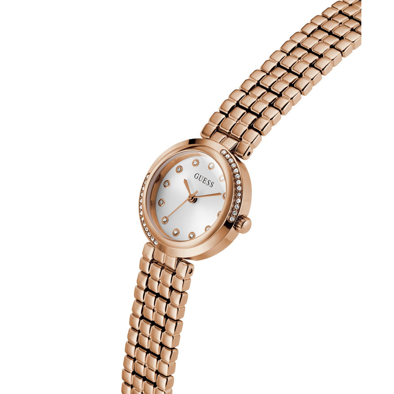 Guess Clara White Round Quartz Women Watch Watch Guess