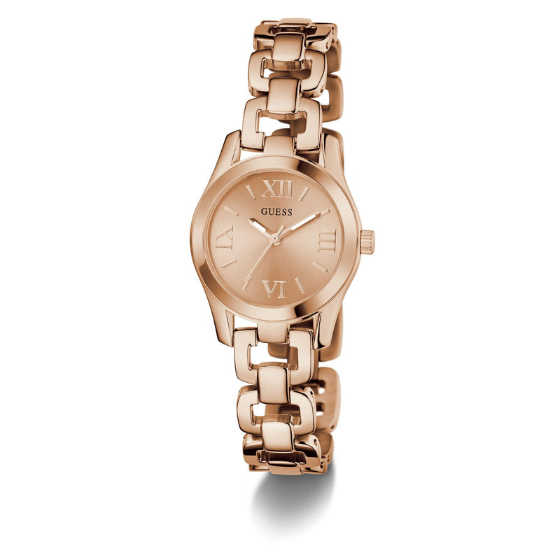 Guess Veda Rose Gold Round Quartz Women Watch Watch Guess