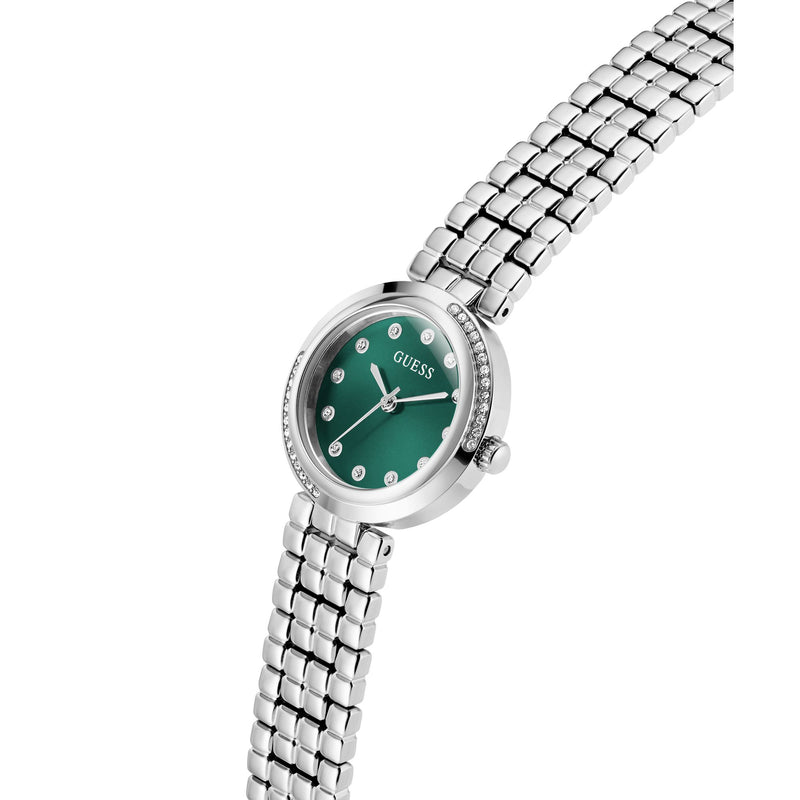 Guess Clara Green Round Quartz Women Watch Watch Guess