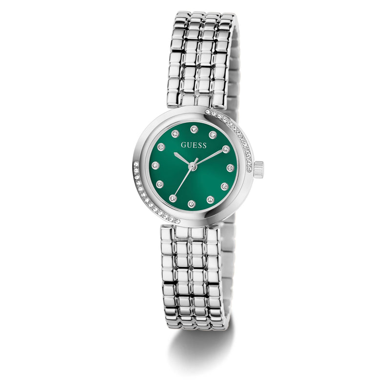Guess Clara Green Round Quartz Women Watch Watch Guess
