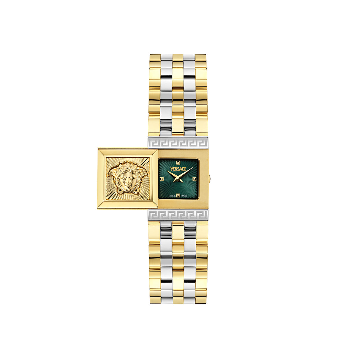 Versace Reveal Green Asymmetrical Quartz Women Watch