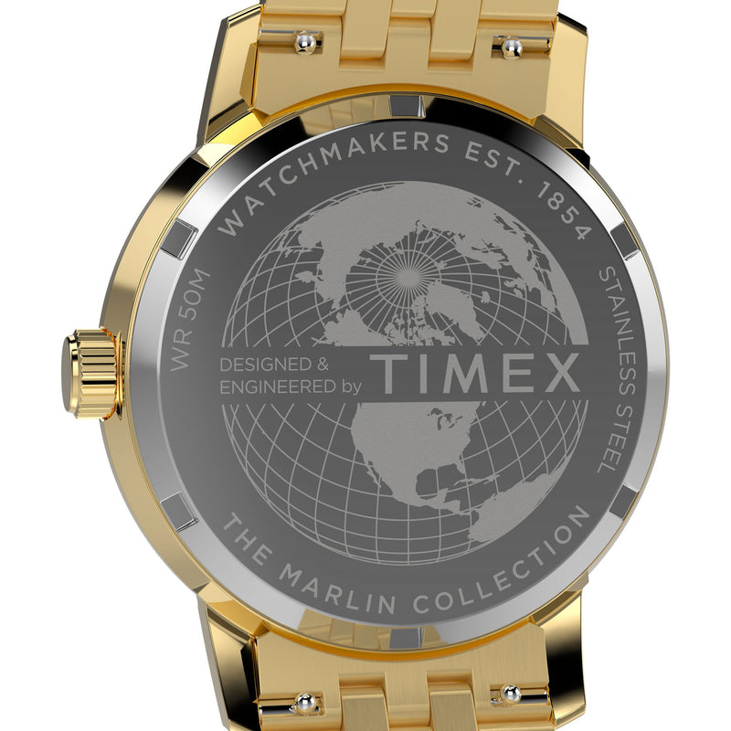 Timex Marlin Round 40mm Black Dial Analog Men Watch - TW2Y47700IK Watch Timex