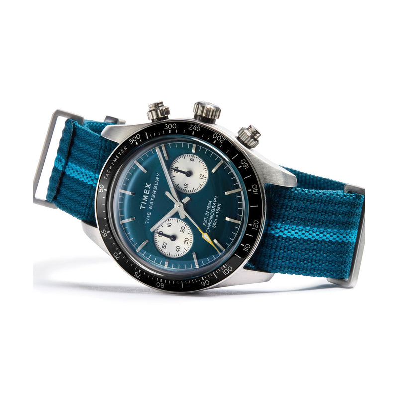 Timex Waterbury Round 39mm Blue Dial Analog Men Watch - TW2Y39000IK Watch Timex